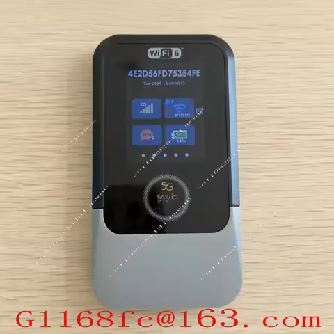 V510 5G SA NSA Modem Portable Mini WiFi 6 Indoor Router with 4000mAh Mobile Hotspot