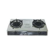 Global House TECNOSTAR เตาแก๊สตั้งโต๊ะ 2 หัวแก๊ส TNS G05 สีโครเมี่ยม รับประกันของเเท้