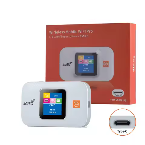 E5577 4G wireless router mobile wifi router 4G LTE MIFI 3000mAh battery LCD