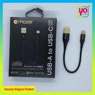 Mazer ALU.DURA.TEK USB-C CABLE 20cm - (BLACK