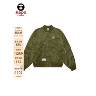 Aape Flagship Store Men's Autumn Winter Small Label Badge Casual Trendy Loose Bomber Jacket Jacket 7