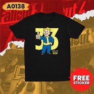 Fallout Vault Boy 33 Vault Tec Game T-Shirt A0138