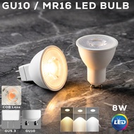 [1 Year Warranty] 8W MR16 LED BULB GU10 GU5.3 G5.3 EYEBALL BULB SPOT LIGHT TRACK LIGHT LAMP MENTOL L