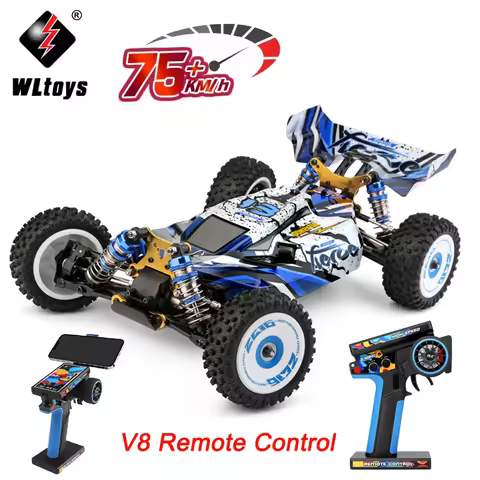 WLtoys 1/12 124017 75KM/H RC Car Brushless Vehicle 55KM/H 4WD Electric High Speed Drift 2.4G Remote 