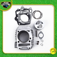 เสื้อสูบ Wave125r รุ่นคาร์บูWave125s Dream125 ชุดเสื้อสูบ ไซค์เดิม 54 56 57 59 66 ลูกสูบ ประเก็น ตรง