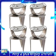 4Pieces Pottery Clay Glaze Clamps Glaze Clips DIY Portable Practical Metal Sturdy Pottery Glazing To