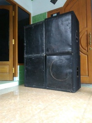 box speaker 18 inch bahan kayu tebal 4 unit