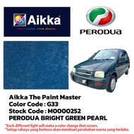 AIKKA PERODUA G33 BRIGHT GREEN PEARL / 2K PAINT / CAR AND MOTOR / DIY COLOR