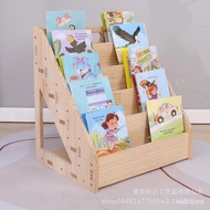 Shelf Bookshelf Log Solid Wood Floor Living Room Student Pine Children Simple Storage Cabinet Multif