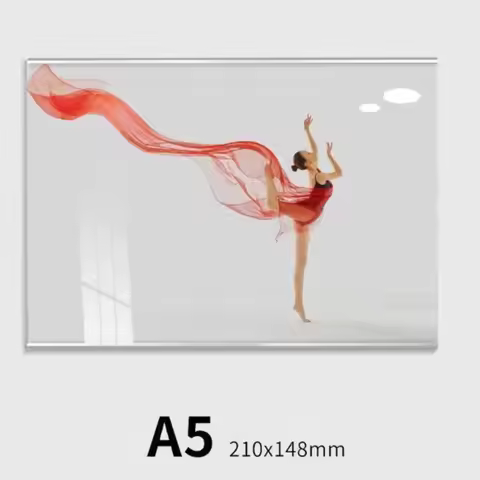 1PC A5 Acrylic Photo Frame Bulletin Board Wall Hanging Display Board Picture Wall Cultural Wall Noti