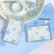[ADP]Transparent Photocard Holder Ins Hand Photo Card Holder Kpop Idol Photo Protector Bus Card Stud