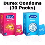 [DISCREET PACKAGING] Authentic Durex Condoms 30s Pleasure Me Regular Condom