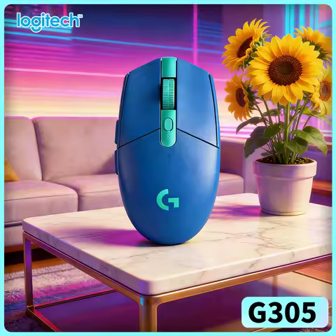 Gaming Mouse Logitech G305 LIGHTSPEED Wireless, 12000 DPI HERO, 6 Buttons, 250hr Battery, 99g, PC Ma