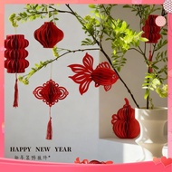 5/1pcs Chinese New Year Honeycomb Lantern Pendants 2026 Spring Festival Festive Atmosphere Hanging G