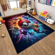 Pokémon rug, washable, non-slip, soft, small rug, patterned rug and home decor 120x160