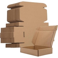 10pcs Corrugated Box Mailers,Brown Cardboard Shipping Box Corrugated Box Mailer Shipping Box Kraft P