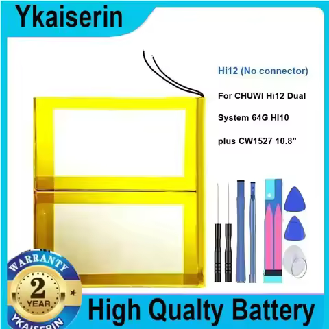 Hi 12 10000mAh Battery For CHUWI Hi12 Dual System 64G For Chuwi HI10 Plus CWI527 CW1527 10.8" Tablet