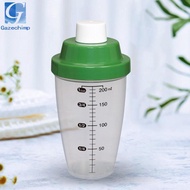 Gazechimp Protein Shaker Bottle Small Multifunctional Portable Leakproof Drink Shaker 200ml with Sca