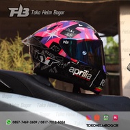 KYT TT Course Espargaro 2021 Black repaint visor BLUE spoiler GPR