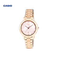 นาฬิกาข้อมือ Casio Sheen SHE-4546PG Rose Gold Mother-of-Pearl นาฬิกาสตรี นาฬิกาแฟชั่น นาฬิกา Quartz 