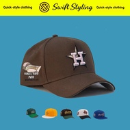 [Speedy Men's Wear TW Flagship Store] MLB Embroidery Adjustment Cap Houston Astros Houston Astros Ba