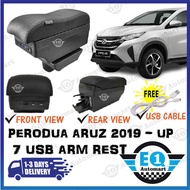 PERODUA ARUZ 2019-UP HC Cargo Premium USB Double Layer Arm Rest (7 USB)(FREE USB CABLE)