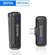 BOYA BY-WM3T1 Wireless Lavalier Mini Microphone for Android Type-C Smartphone for Video Recording Interview Podcast YouTube Vlog