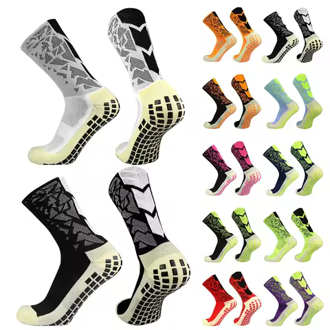 Anti-slip Training Socks Soccer Basketball Tennis Sock Non-slip Football Wear-resistant Sports Frict
