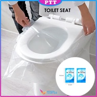 Toilet Seat Cover Alas Duduk Closet Disposable Plastik Tatakan Dudukan WC Kloset Praktis Untuk Trave