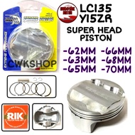 LC135/Y15ZR PISTON KIT SET ULTRA 62MM/63MM/65MM/66MM/68MM/70MM ESPADA