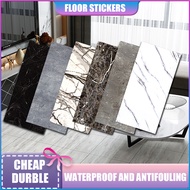 Marble Design Vinyl Floor Stickers 60X30cm Self-adhesive PVC Waterproof Tiles Flooring stickers For Living Room