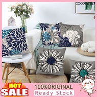 [LISI]  45x45CM Modern Square Pillow Shams Flower Pattern Pillowcase Hidden Zipper Closure Sofa Cushion Cover Home Bedroom Bedding Decoration