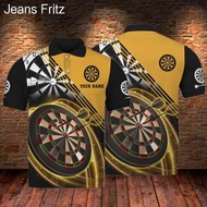 Dart Lover Shirt Personalized 3D Polo Shirt