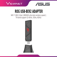 ASUS ROG USB-BE92 WiFi 7 Adapter BE6500 USB Gaming Wireless Adapter Tri-Band AX/BE 6GHz WiFi Dongle
