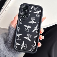 Case For OPPO A58 A78 A58 5G A78 5G A58x 5G A1x A2x Trendy Brand Phone Three-Color Silicone Shockpro