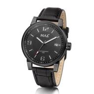 MAX Gentlemen Classic Black Steel Men's Watch 44mm 5-MAX617