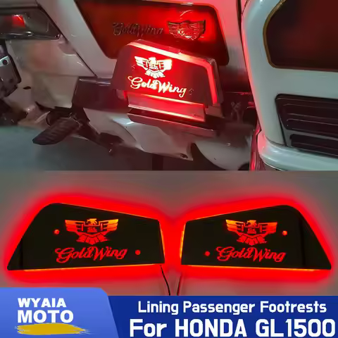 GOLDWING 1500 Lining Passenger Footrests Lighting Floorboard for HONDA GL1500 GOLD WING LED Footrest