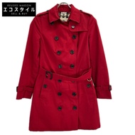 Burberry London 紅色 GBBURLIMCAS 風衣，M 碼 [二手]