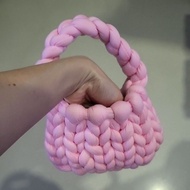 small chunky yarn bag