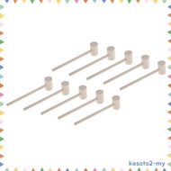 [Kesoto2] 10Pcs  Mini Wooden Hammer Seafood  Hardwood Mallet Beating Gavel Tools