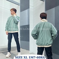 Áo khoác dù nam nữ unisex áo ulzzang Hàn Quốc LEASTREET áo khoác chống nắng street style 2 lớp cao cấp - MAR Lá XL &lt; 75kg