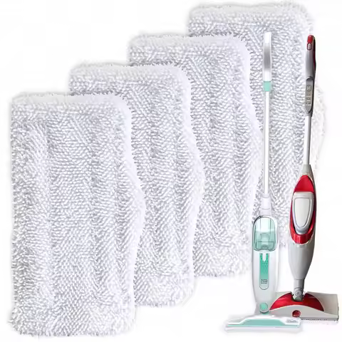 1/2/3pcs Mop Pads Fit Shark Steam Mop Replacement Flat Microfiber Steam Pocket Mop System Washable R