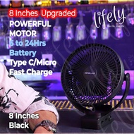 opolar fan 8inch big wind SG ready stock