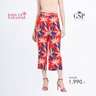 GSP Womans pants Bird of paradise กางเกงผู้หญิง ขายาว สีแดง PAGZRE