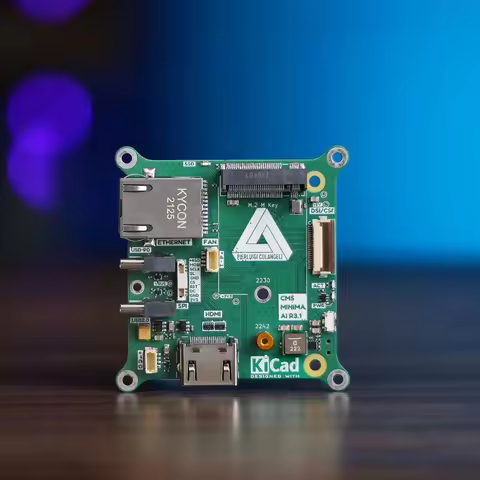 Raspberry Pi Compute Module 5 CM5 MINIMA Compact Carrier Board, M.2 Key Slot Hailo AI/SSD,CSI/DSI,Gi