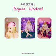 PS/001 -- [Photocard] SNSD Taeyeon - Weekend
