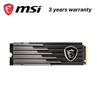 MSI Spatium M480 PCIe 4.0 NVMe M.2 Play PS5 Compatible Heatsink SSD (1TB/2TB)
