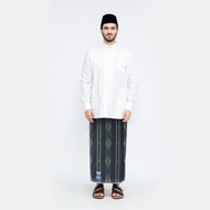 Sarung BHS Classic Gold Motif C44 DKA Hitam Hijau