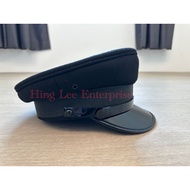 Peak cap black colour Security