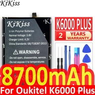 A 8700mAh Kikiss for  OITEL K6000 PL Replacement Parts Backup Baery for OITEL K6000Pl Smart one